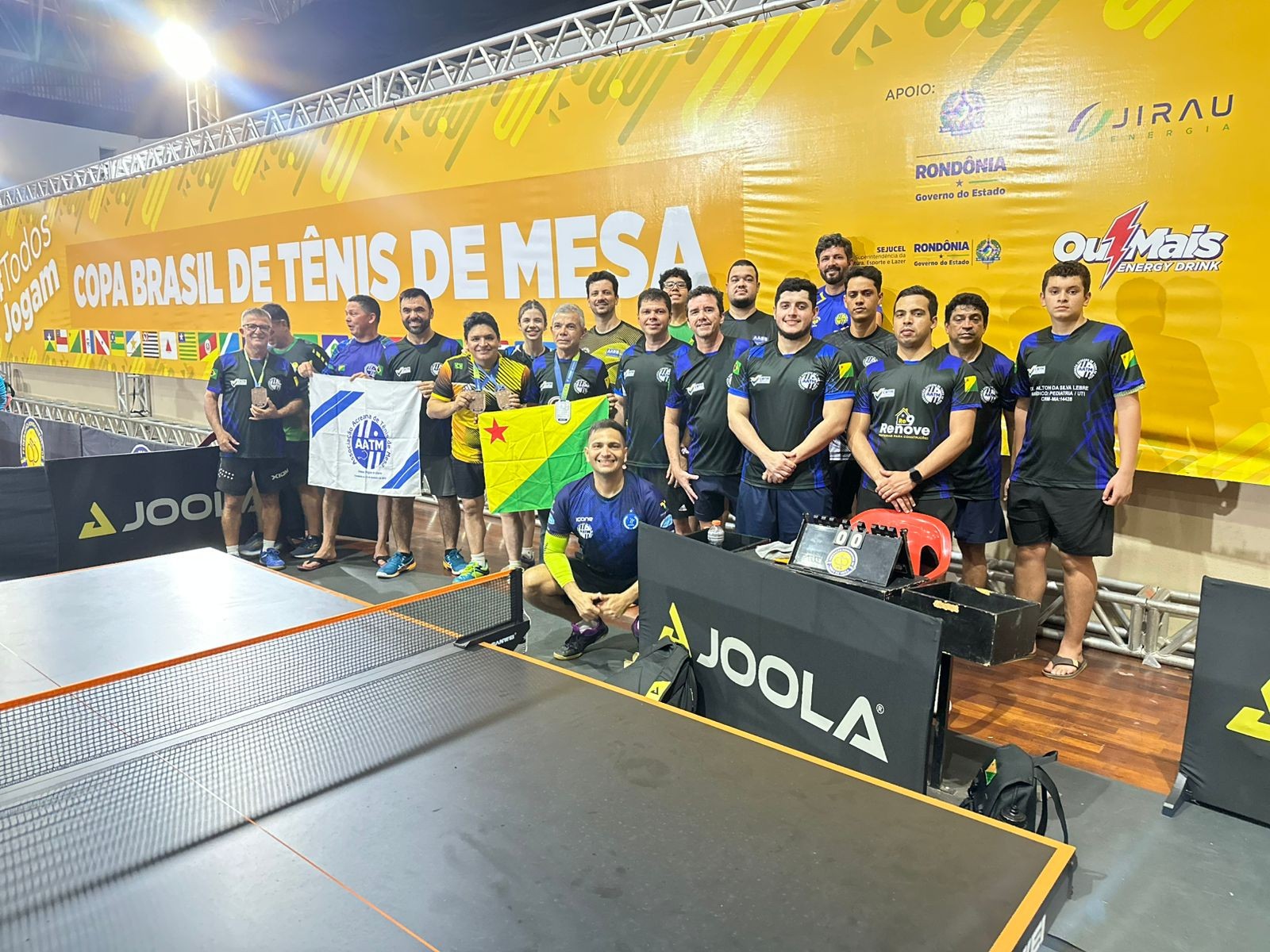 Com dois ouros, Acre conquista 19 medalhas na Copa Brasil de Tênis de Mesa, em Rondônia