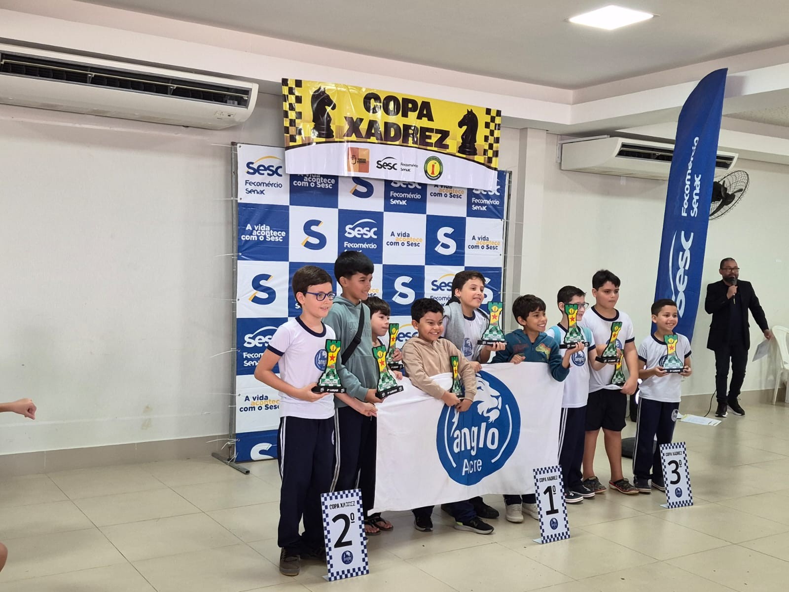 Escola Anglo é hexacampeã da Copa Sesc de Xadrez por Equipes; confira os pódios