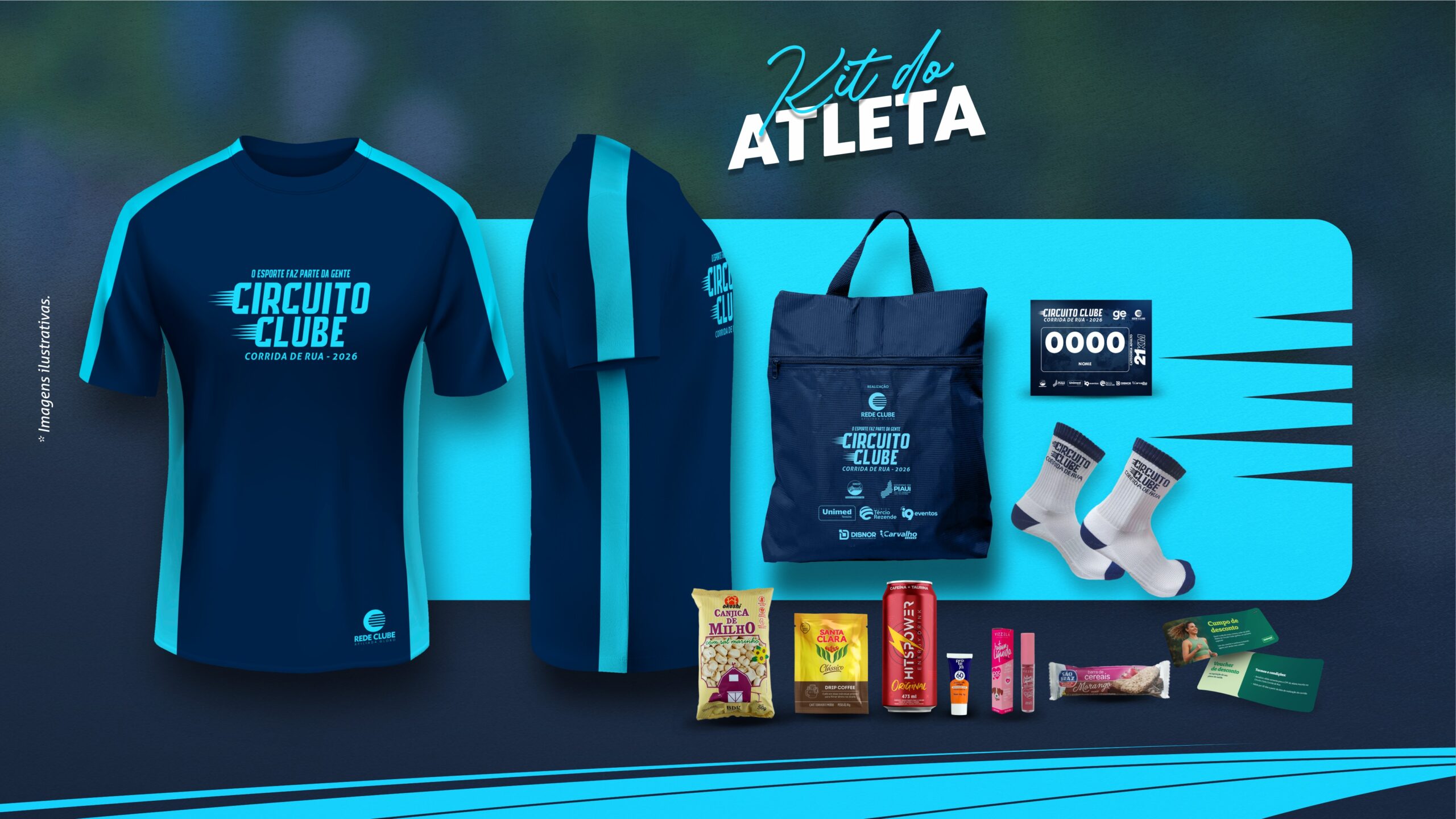 Circuito Clube Corrida de Rua 2026: conheça o kit do participante da 14ª edição da prova