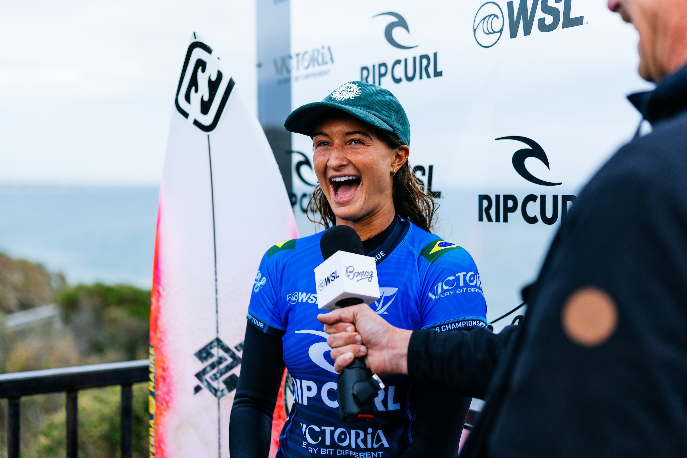 WSL: Luana Silva para nas quartas e se despede de Bells Beach na 5ª colocação