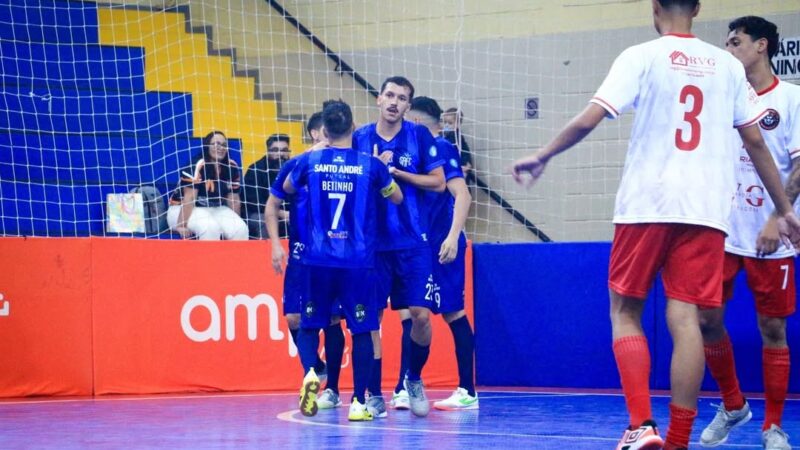 Santo André goleia o Impacto na estreia no Paulistão de Futsal