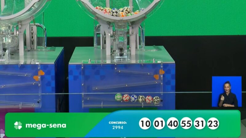 Mega-Sena, concurso 2.994: prêmio acumula e vai a R$ 40 milhões