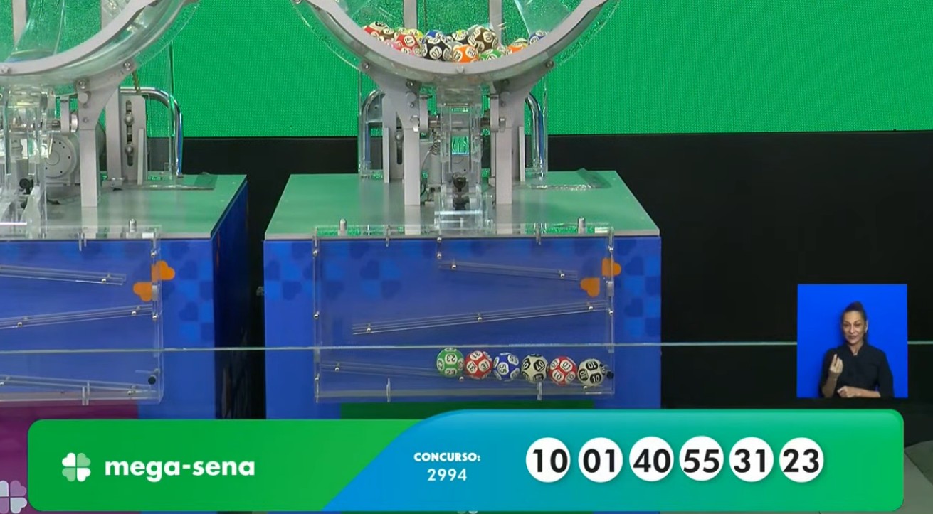 Mega-Sena, concurso 2.994: prêmio acumula e vai a R$ 40 milhões