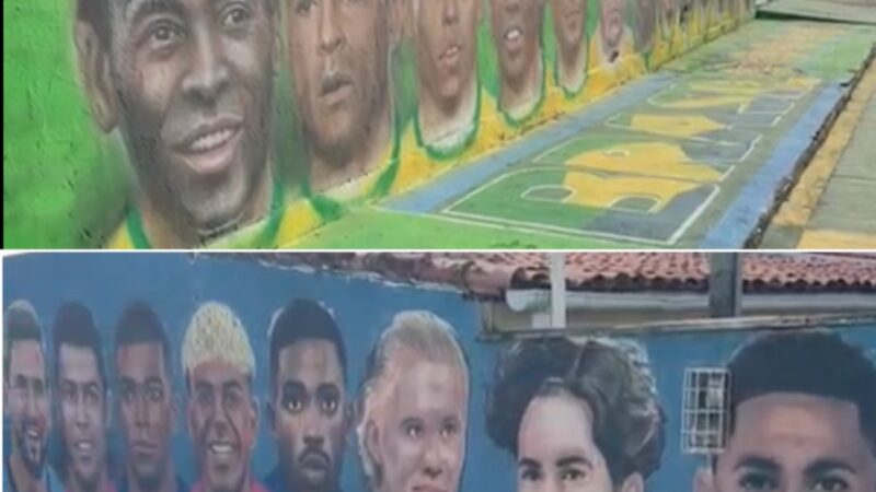 De Pelé a Mbappé: “Rua da Copa” na Grande Natal é renovada e já vive clima de Mundial