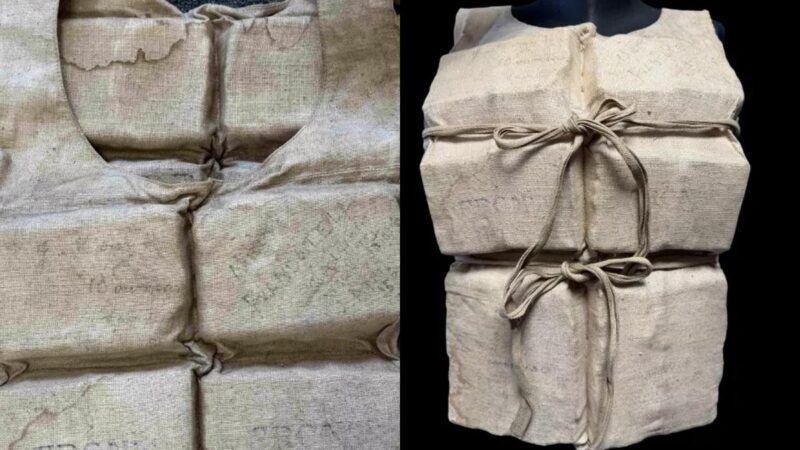 Colete salva-vidas usado por sobrevivente do Titanic vai a leilão com lances a partir de R$ 1 milhão