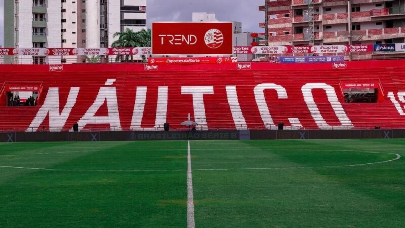Náutico apresenta novo placar eletrônico do estádio dos Aflitos