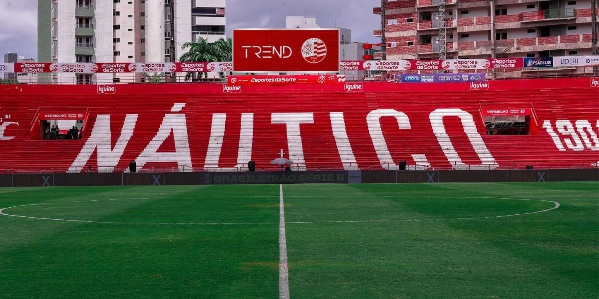 Náutico apresenta novo placar eletrônico do estádio dos Aflitos