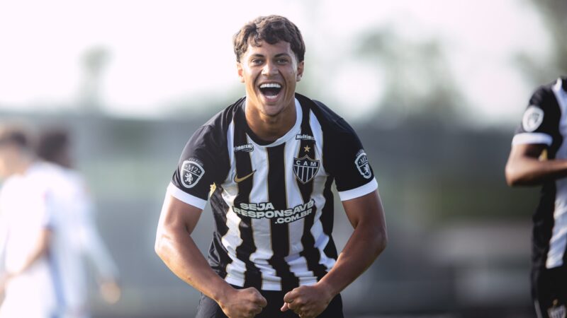 Atlético-MG faz 10 a 0 na base com dois gols de filho de Hulk; assista