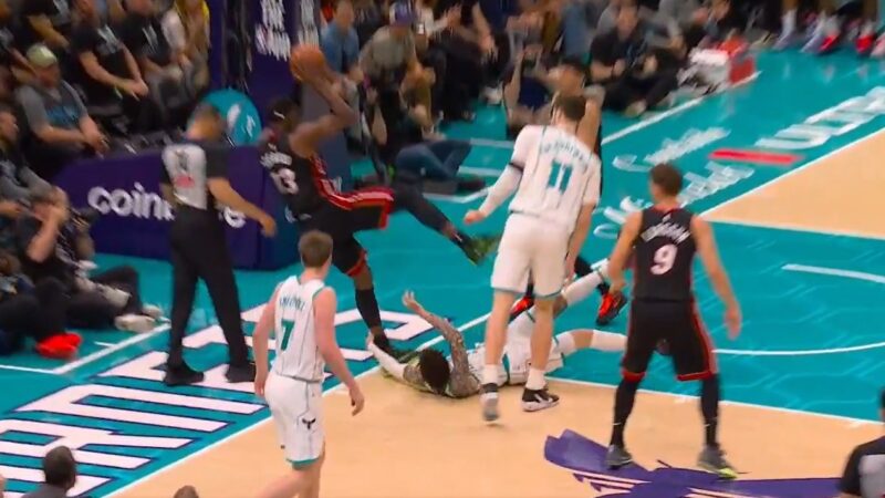 Técnico do Heat critica LaMelo Ball por rasteira em Adebayo: “Essas palhaçadas não têm lugar no jogo”