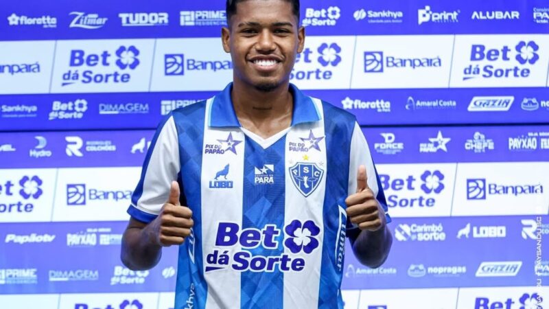 Paysandu fecha contratação de volante com passagem pela base do Grêmio para o sub-20