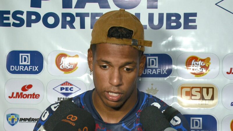 Artilheiro do Piauí, Kauã Maranhão destaca minutagem no clube como a maior da sua carreira