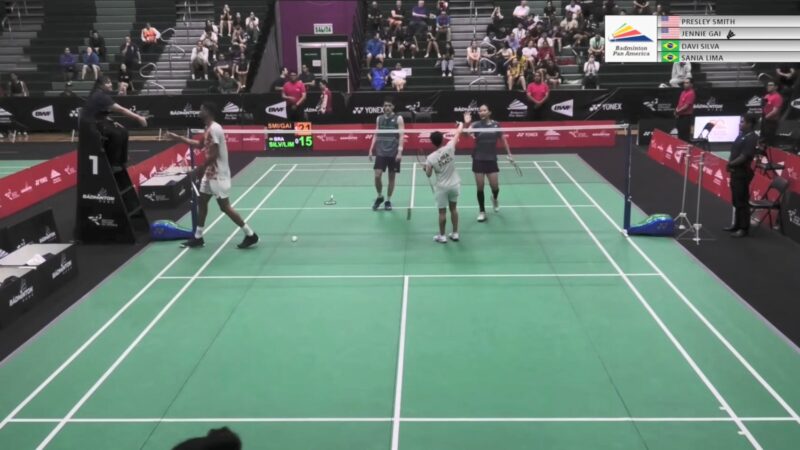 Badminton: dupla brasileira fatura medalha de prata no Pan-Americano do Peru