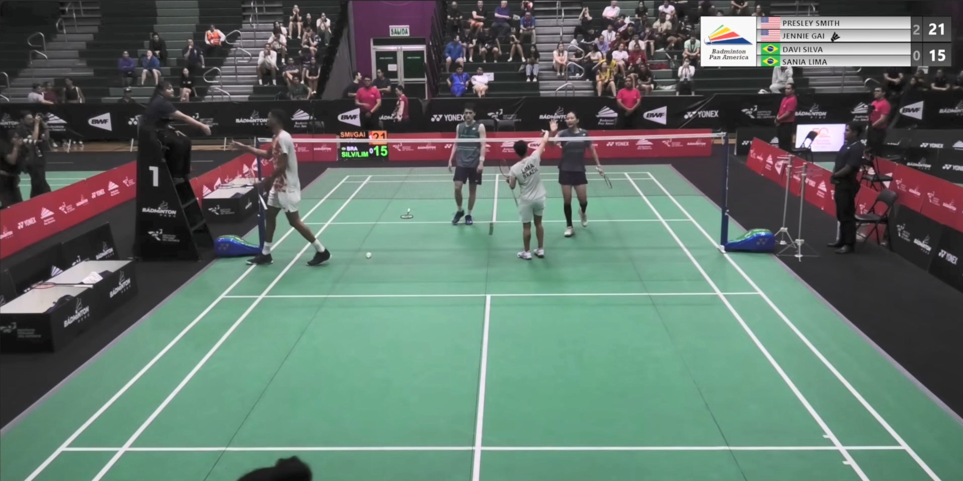 Badminton: dupla brasileira fatura medalha de prata no Pan-Americano do Peru