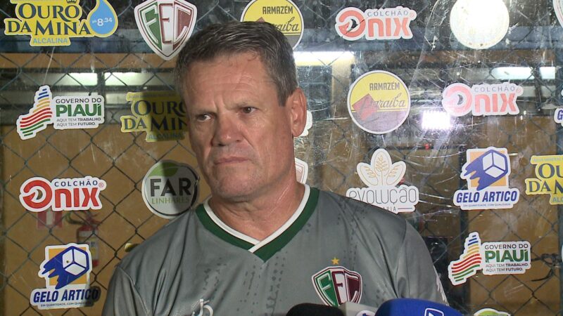 Ito cita evolução do Fluminense-PI e, mesmo na liderança da Série D, prega: “Temos coisas a ajustar”