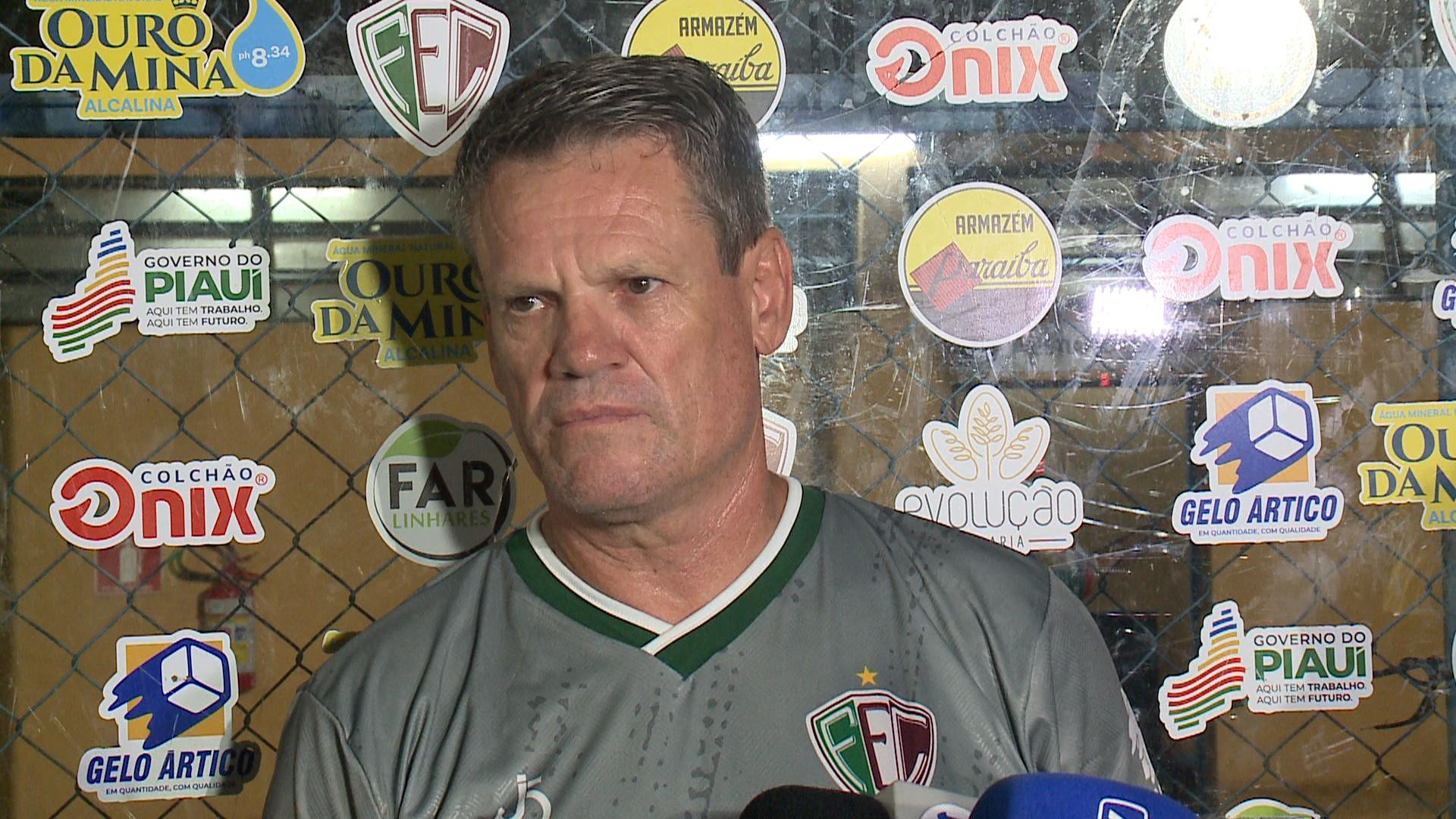 Ito cita evolução do Fluminense-PI e, mesmo na liderança da Série D, prega: “Temos coisas a ajustar”