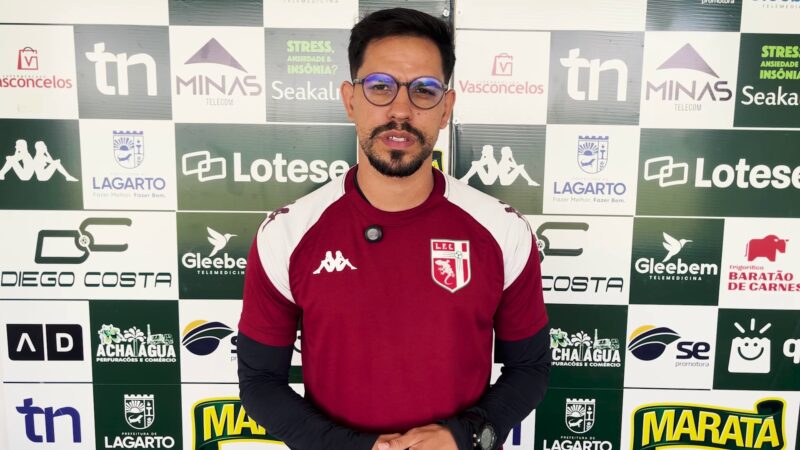 Técnico do Lagarto elogia estreia do time na Série D, mas pede maior concentração