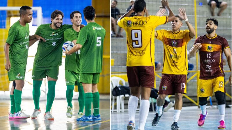 Três times garantem classificação antecipada na Copa TV Asa Branca de Futsal