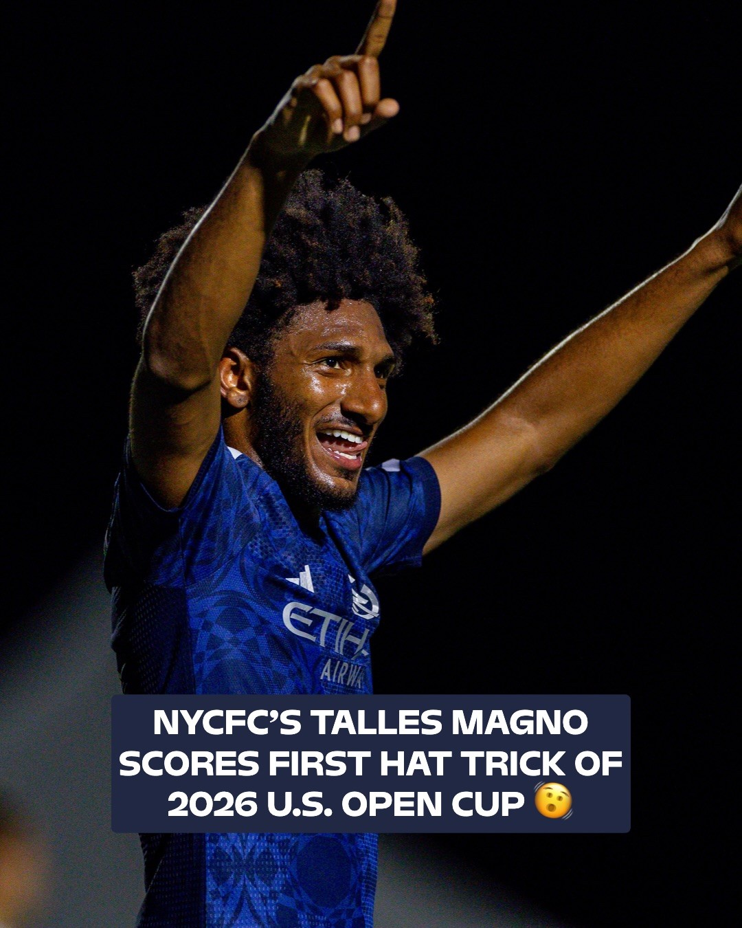 Ex-Vasco e Corinthians, Talles Magno anota hat-trick e comanda goleada nos EUA