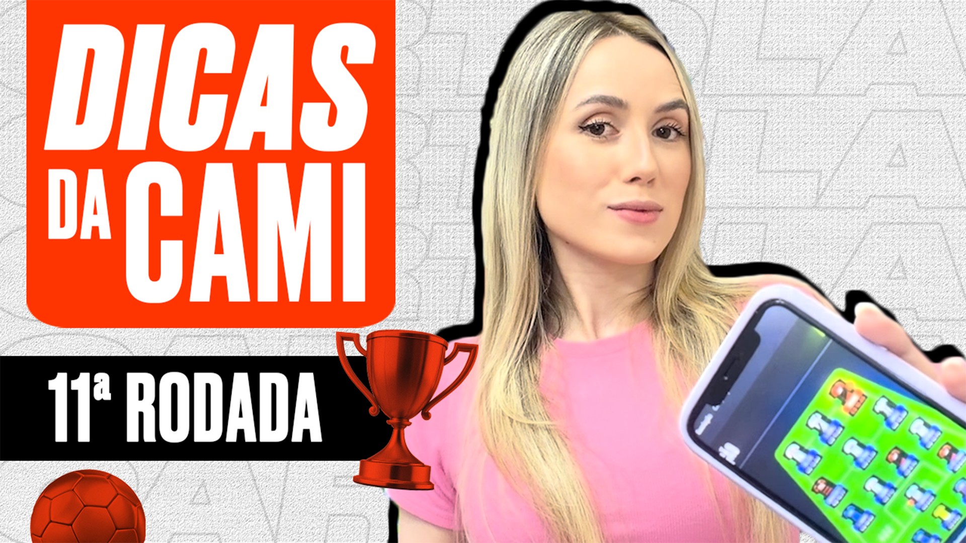 Dicas da Cami: mesmo com Athletico favorito, influenciadora varia escalação para rodada #11 do Cartola