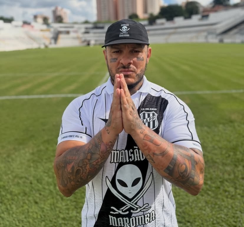 Ponte anuncia empresa de influencer como patrocinadora master durante derrota na Série B