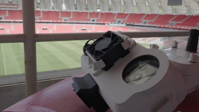 Inter recebe equipamentos para instalação do impedimento semiautomático no Beira-Rio