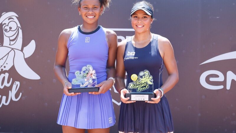 Pela primeira vez, Brasil tem duas tenistas no top 10 do ranking juvenil da ITF
