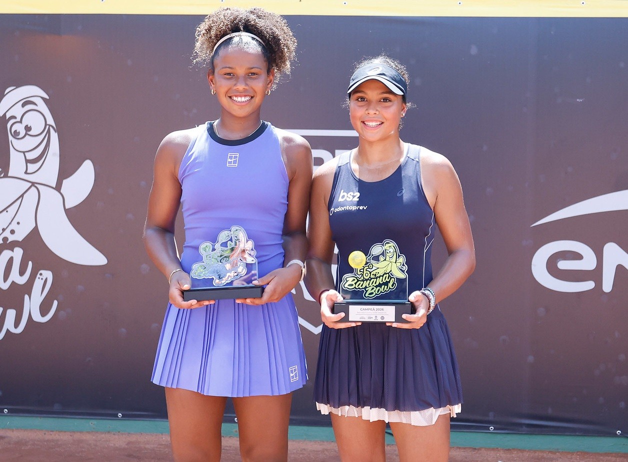 Pela primeira vez, Brasil tem duas tenistas no top 10 do ranking juvenil da ITF