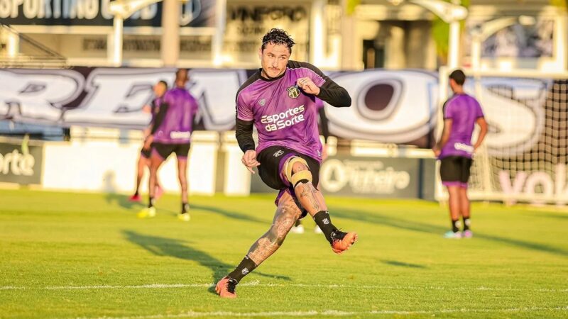 Vina e João Gabriel se juntam ao elenco do Ceará e ficam à disposição diante do Cuiabá