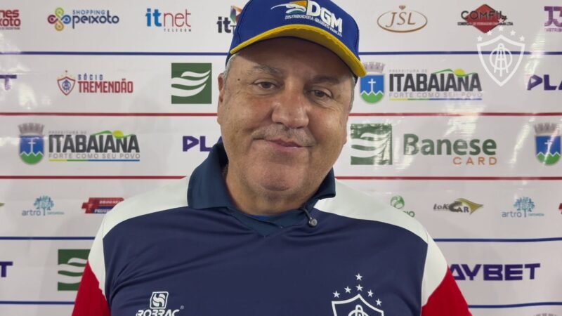 Técnico do Itabaiana vê pontos positivos no empate com Botafogo-PB: “Grande partida”