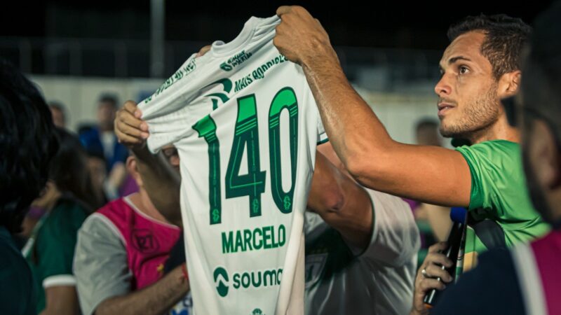 Ídolo do Sousa, Marcelo Duarte se aproxima dos 200 jogos pelo clube