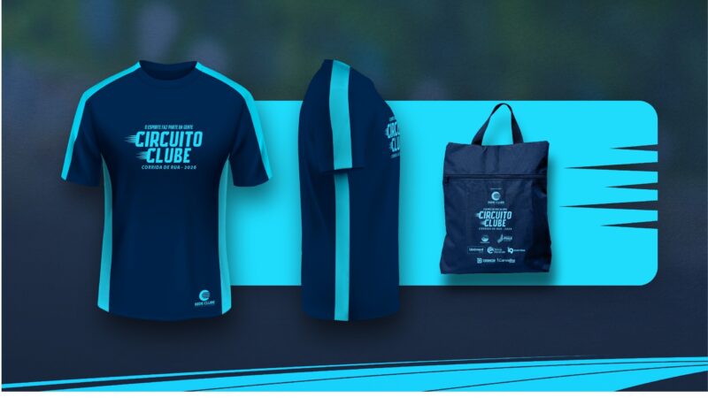 Circuito Clube Corrida de Rua 2026: confira camisa e mochila que farão parte do kit deste ano