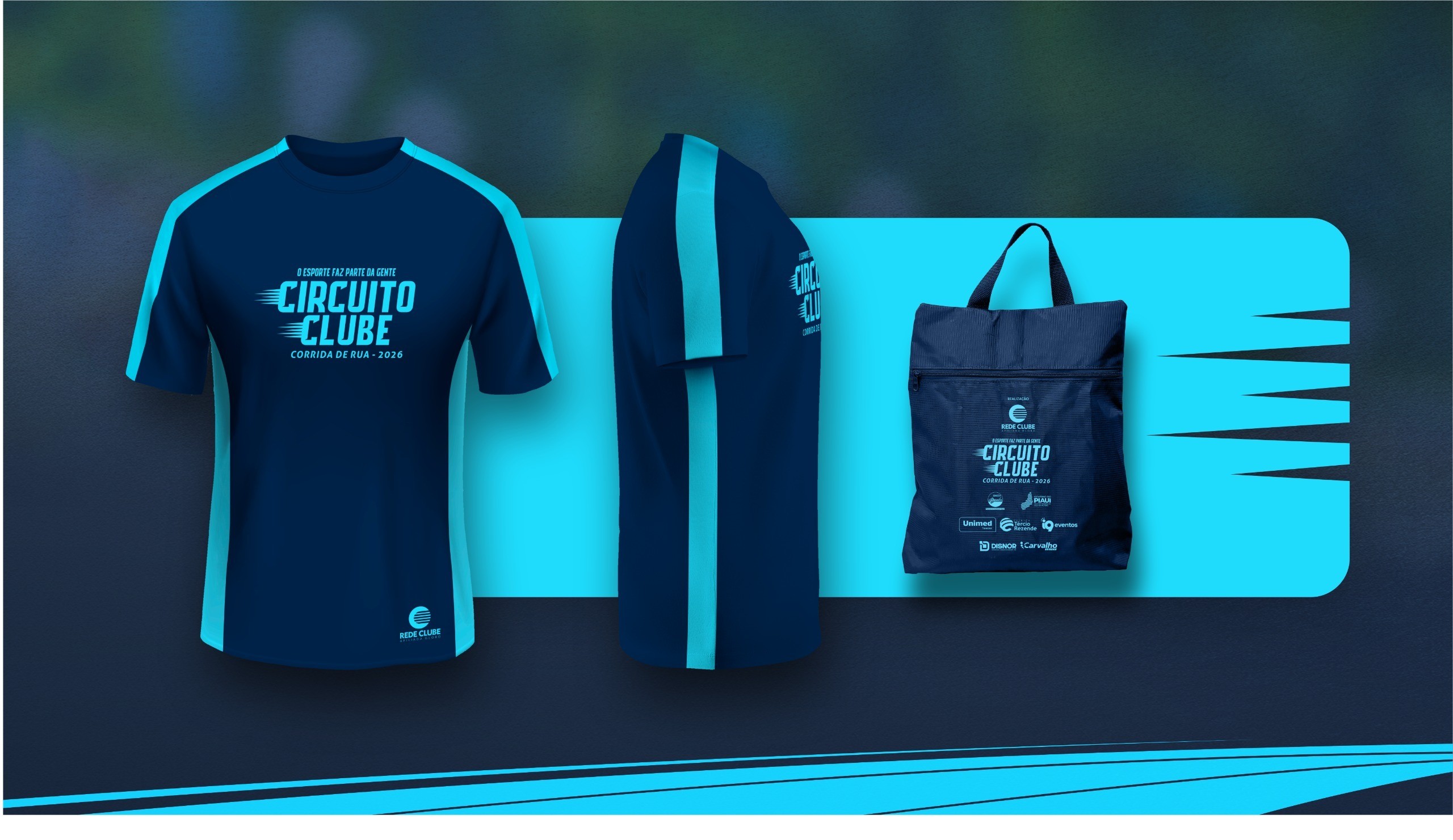 Circuito Clube Corrida de Rua 2026: confira camisa e mochila que farão parte do kit deste ano