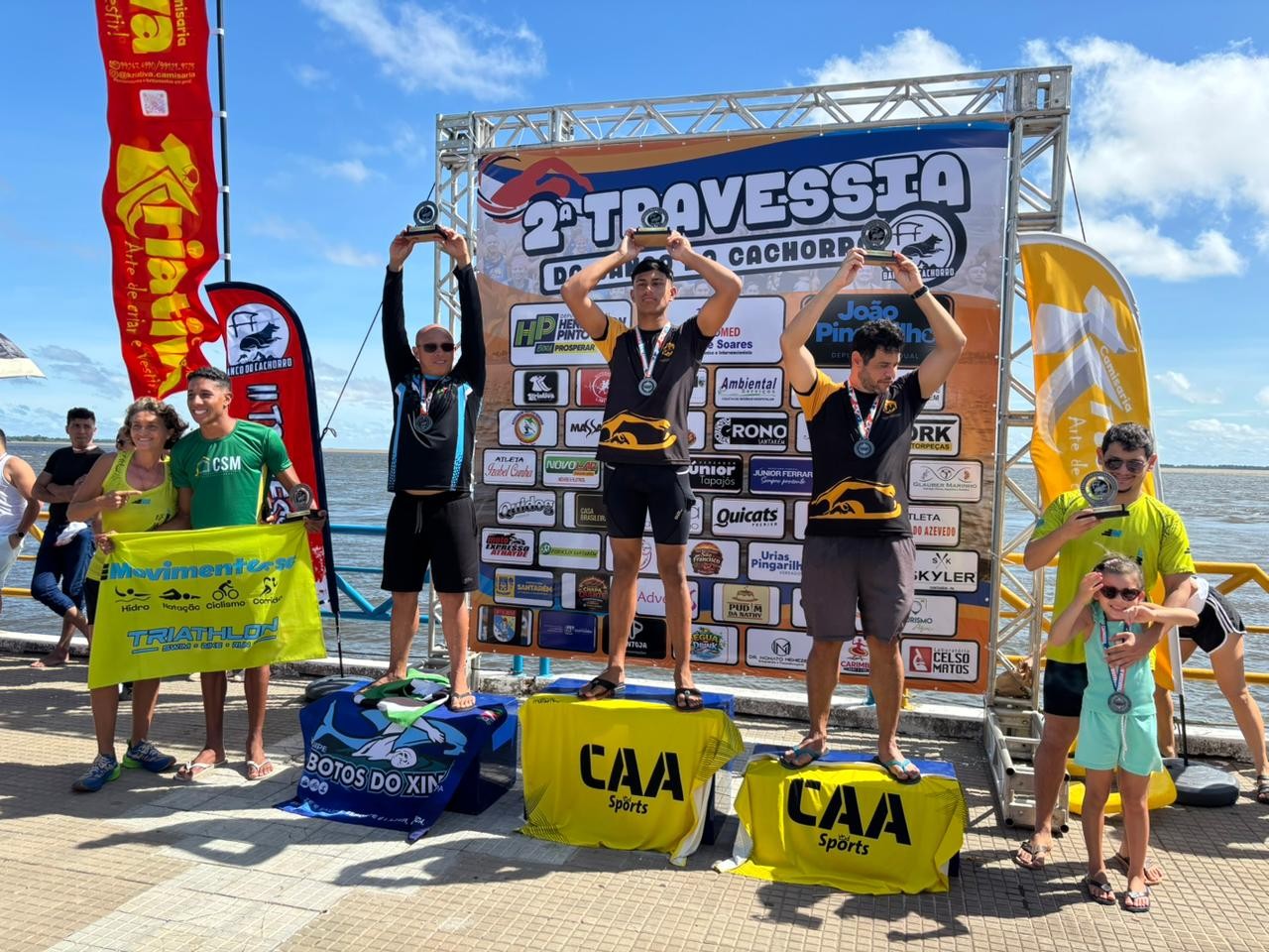 Sucesso! Yago Vinholte vence Travessia do Grupo Banco do Cachorro, em Santarém; confira resultados