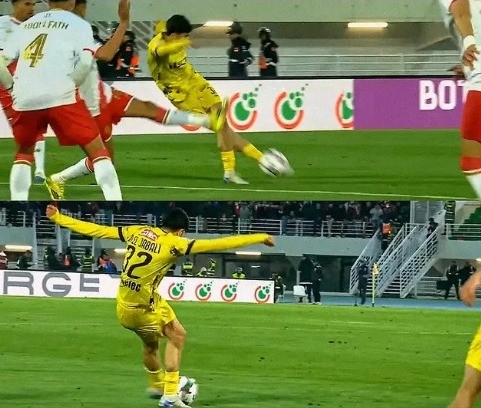 Alô, Puskás! Zagueiro marroquino marca golaço de letra de fora da área; veja o vídeo