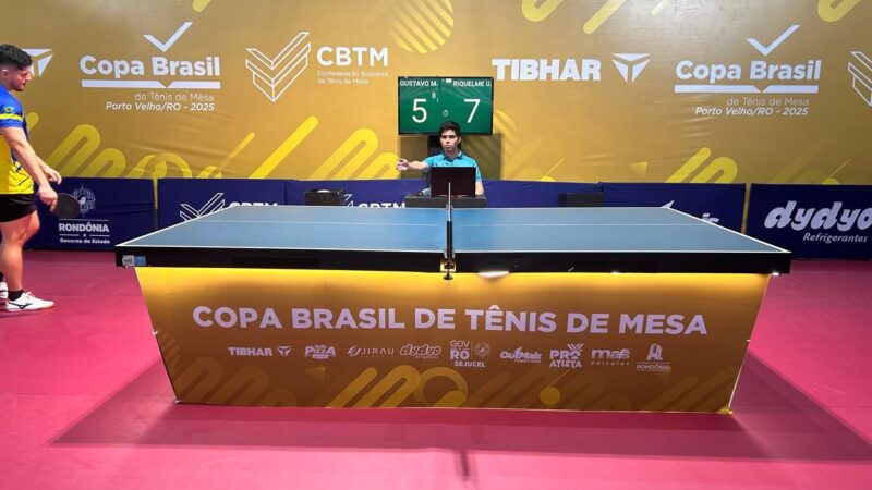 Porto Velho recebe etapa da Copa Brasil e mostra a força do tênis de mesa em Rondônia