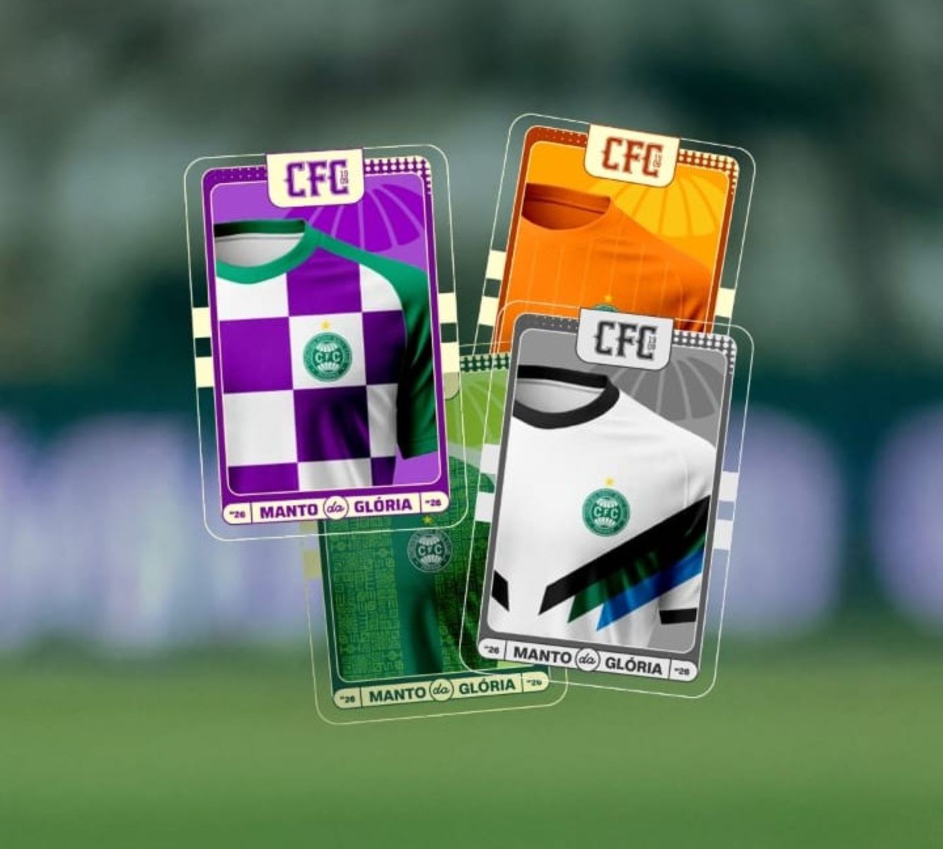 “Manto da Glória”: Coritiba lança segunda edição do concurso com temática de Copa do Mundo; veja