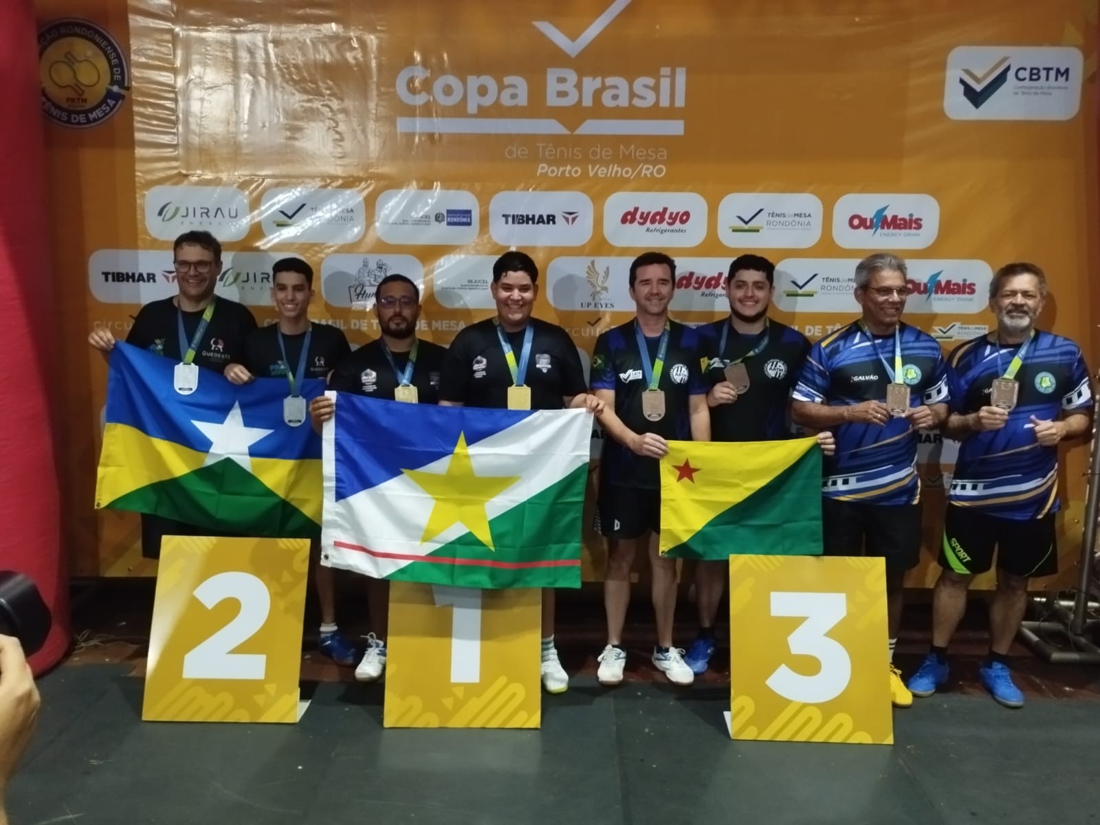 Acre conquista cinco medalhas na abertura da Copa Brasil de Tênis de Mesa, em Porto Velho