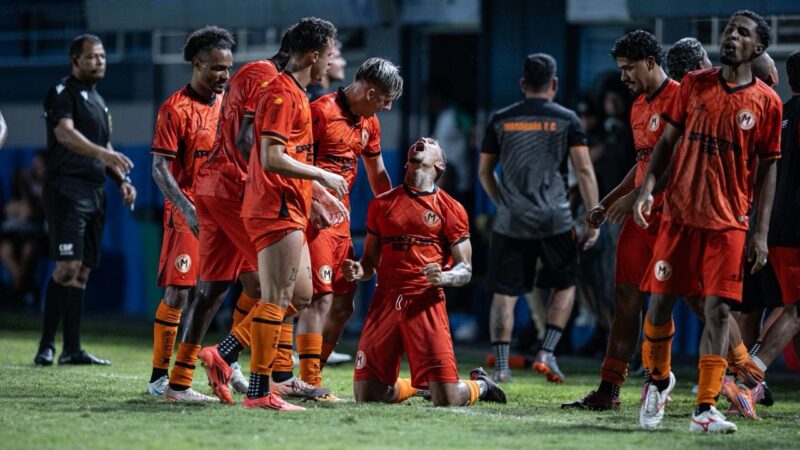 Juninho vibra com gol que garantiu empate do Manauara: “É acreditar até o final para comemorar”