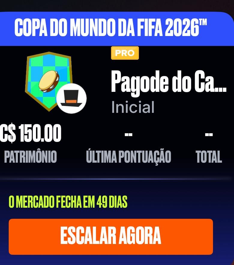 Cartola lança versão da Copa do Mundo Fifa, já disponível no app para cadastrar time e ativar ligas