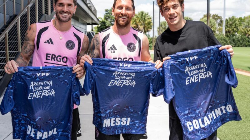 Colapinto conhece Messi após arrastar multidão na Argentina: “Sonho”