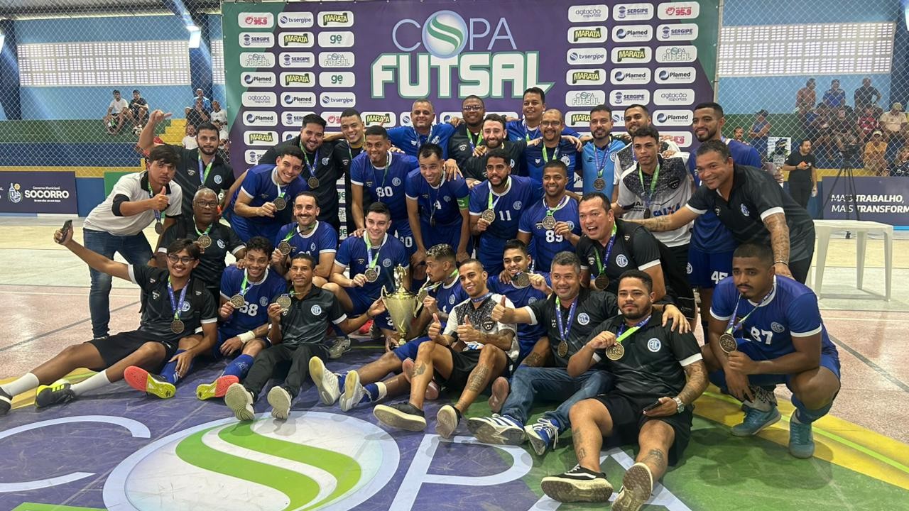 É campeão! Confiança/Traipu empata com São José e conquista Copa TV Sergipe de Futsal