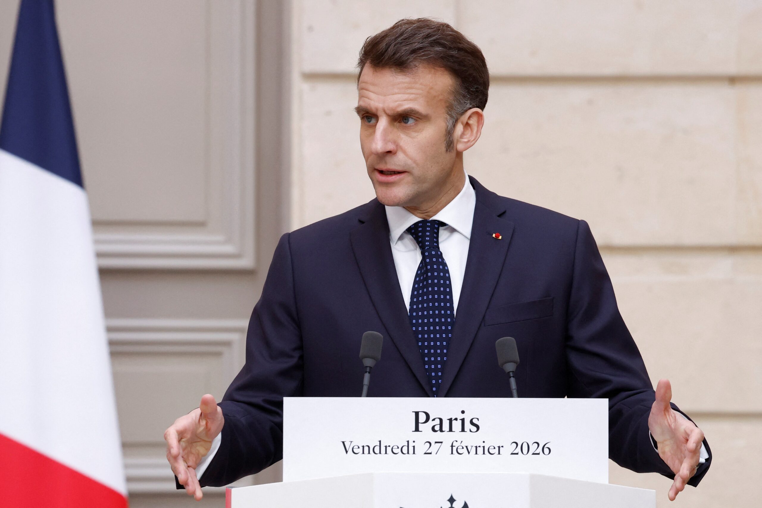 É #FAKE que Emmanuel Macron anunciou que o ‘árabe será a língua oficial da França’