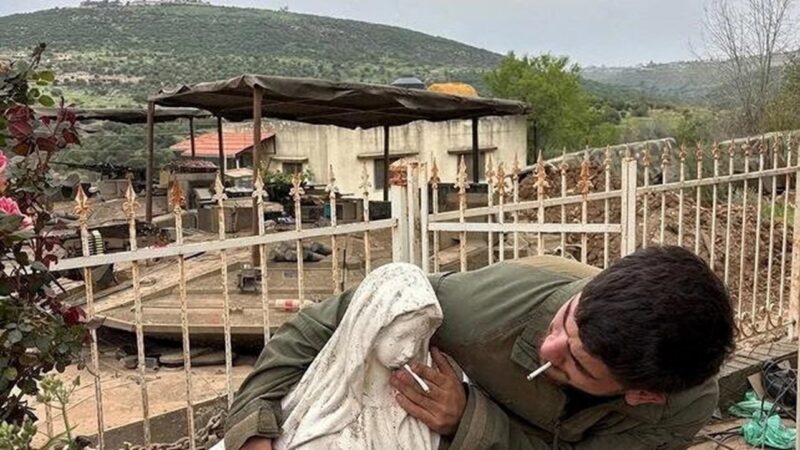 Soldados de Israel são presos por usar cigarro para desrespeitar imagem da Virgem Maria no Líbano