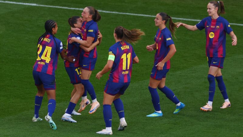 Barcelona goleia Lyon e conquista o tetra da Champions League Feminina