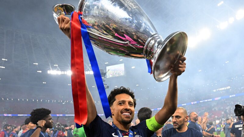 Marquinhos pode ser 2º capitão da história a ganhar Copa do Mundo e Champions no mesmo ano