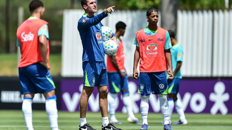 Seleção Sub-20 é convocada para amistosos contra o Chile; veja lista de jogadores