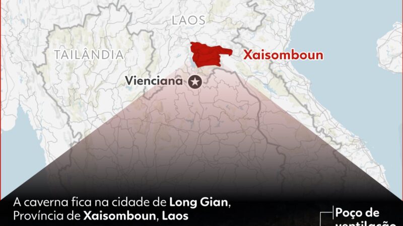 Caverna no Laos: equipes fazem 1º resgate de sobrevivente; veja IMAGEM