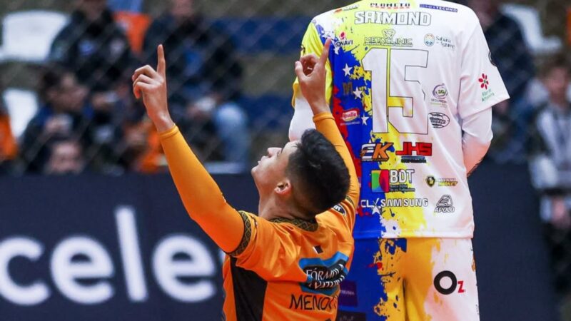 Sorocaba goleia Centauros-VEN, mantém 100% e avança líder às quartas da Libertadores de Futsal