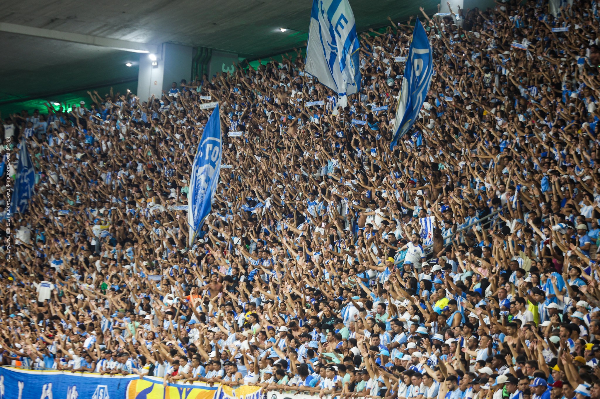 Paysandu anuncia arquibancadas esgotadas no Lado B em final contra o Nacional-AM