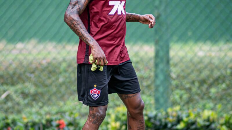 Escalação do Vitória contra o Inter: veja time provável, dúvidas e desfalques após o último treino